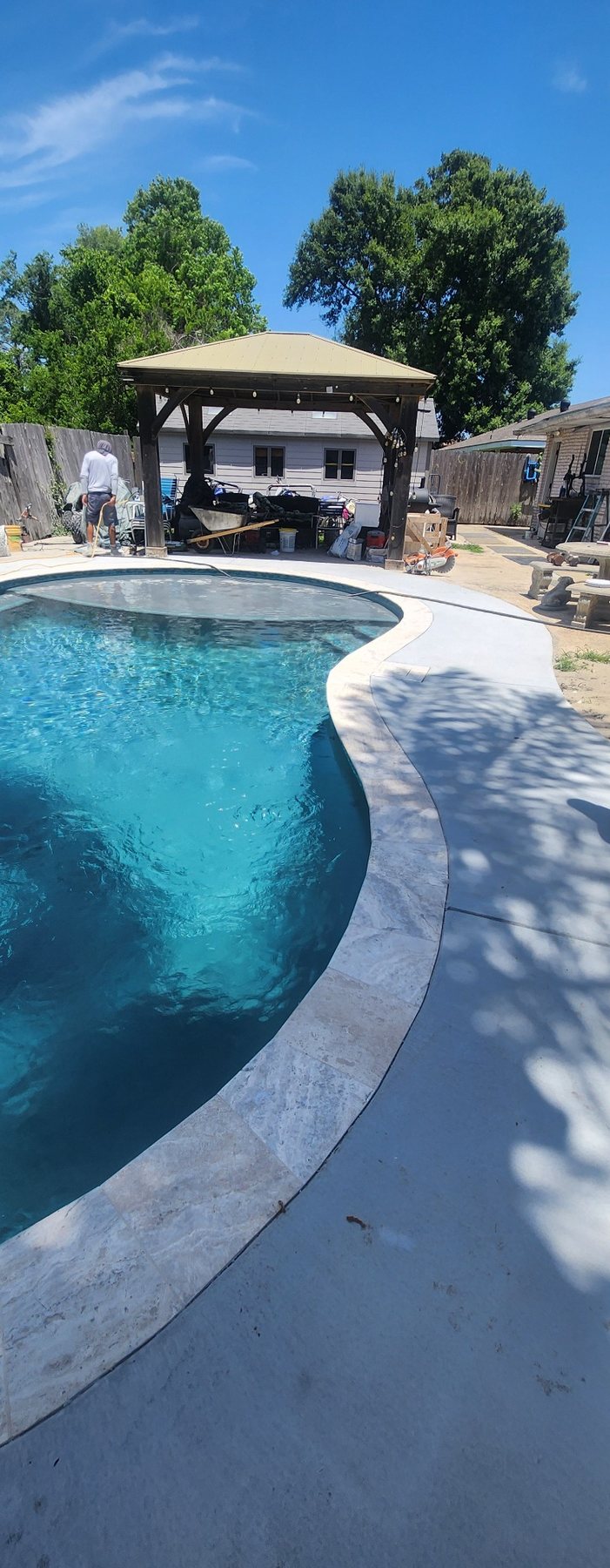 Westwego finished freeform pool