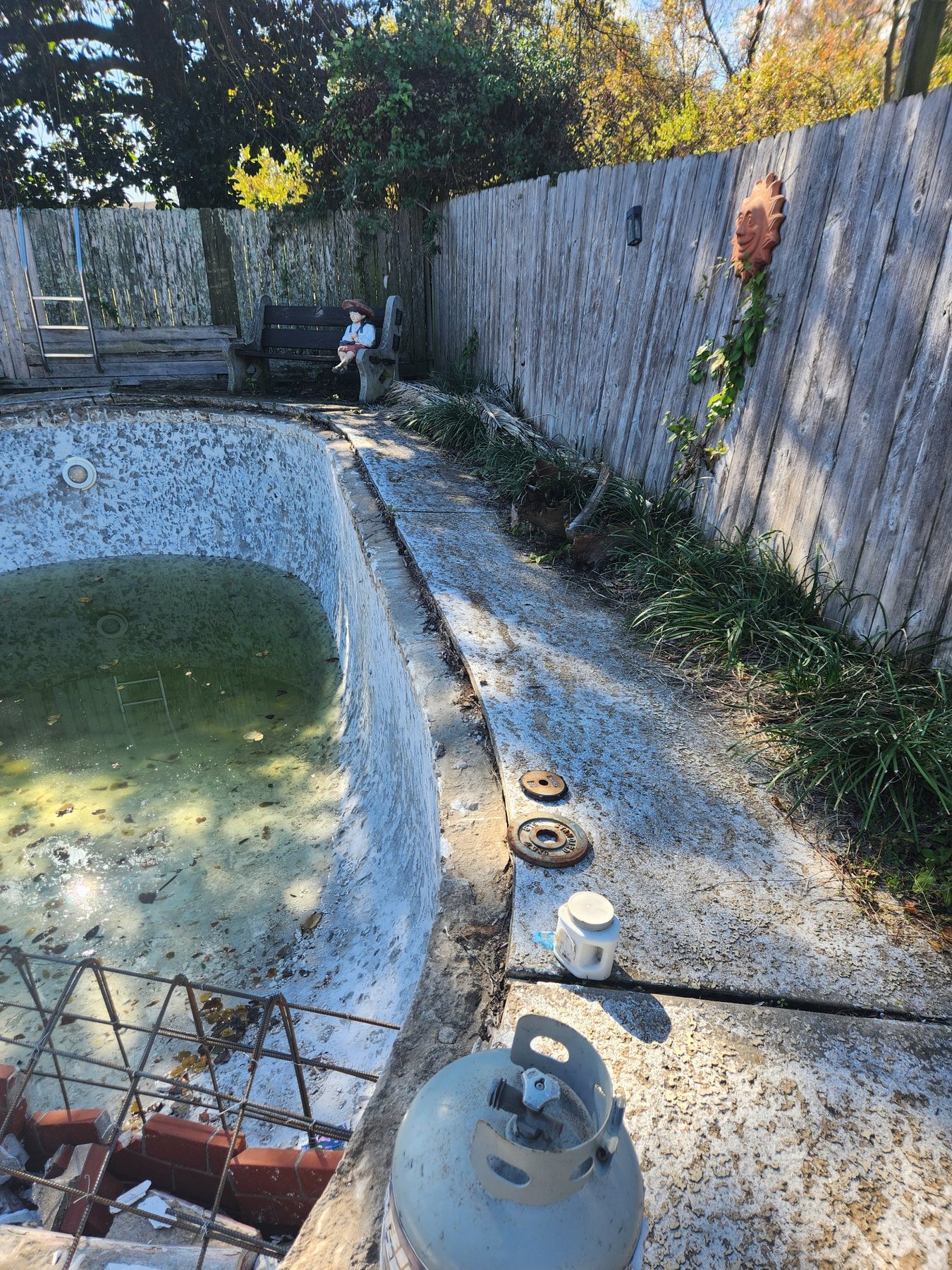 Westwego pool renovation construction progress