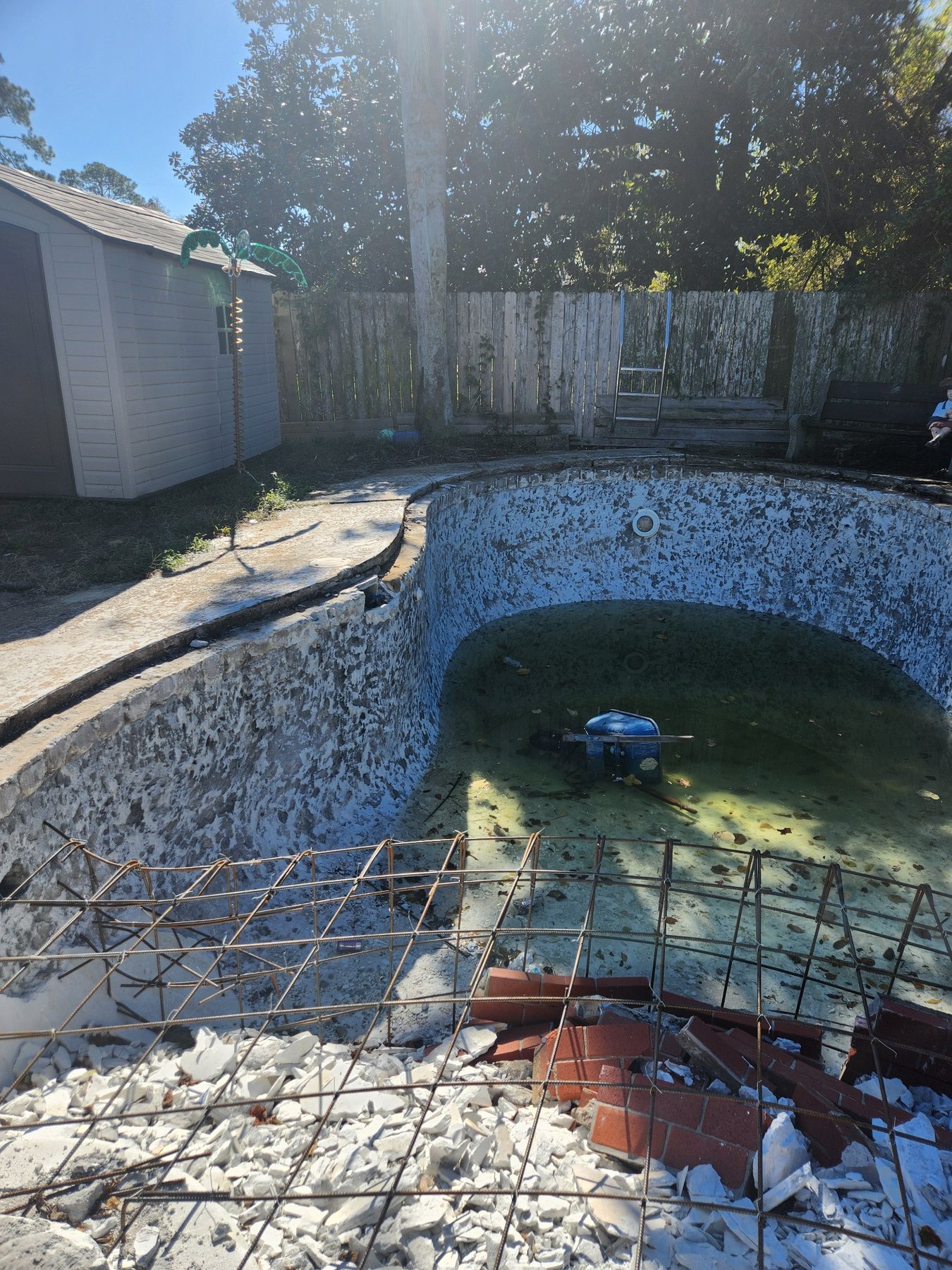 Westwego pool renovation structural work