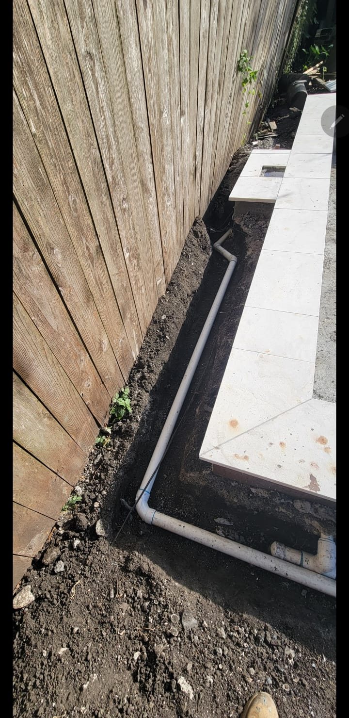 Mid-City New Orleans new pool construction plumbing progress